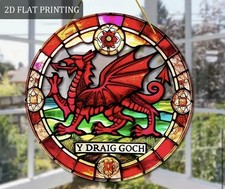Welsh Dragon Design Sun