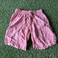 Vilebrequin Mens Salmon Linen Shorts Size Small