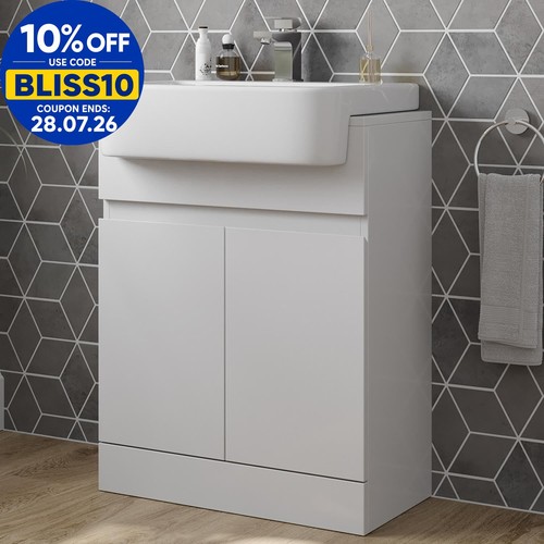 Freestanding vanity unit with - unit,