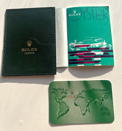 Rolex green leather - rolex,