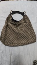 Vtg Gucci GG Canvas Large