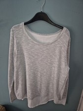 Size L Large Grey Mock Shirt