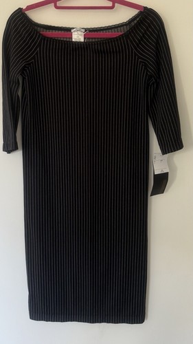 Wolford black pinstripe dress - pinstripe,