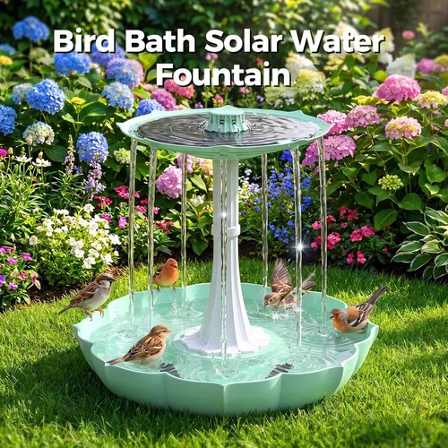 Tier solar water fountain - water,