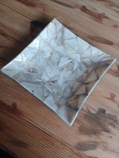 Yankee Candle Mother of Pearl Mosaic Plate Dish Candle Holder