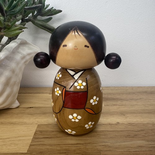 Japanese wooden kokeshi doll - japanese,
