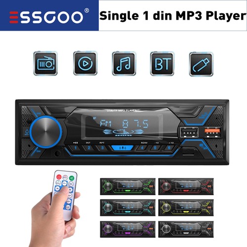 Single din car radio stereo - 1,