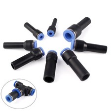 Push Fit Stem Reducer Pneumatic Push in Fitting Hose Tube 4mm 6mm 8mm 10mm 12mm