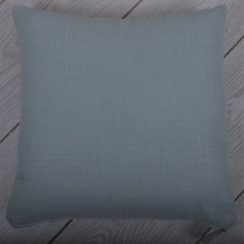 Duck egg chenille cushion - egg,
