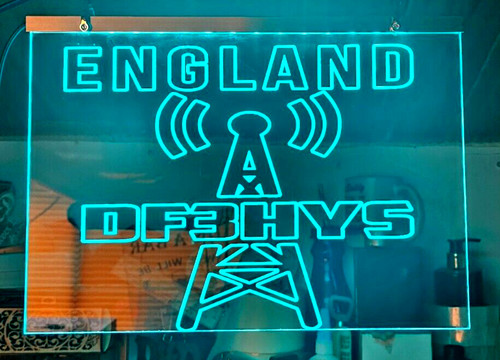Ham radio led neon sign - led, light
