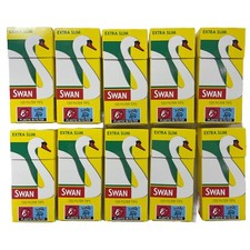10x Swan Extra Slim Cigarette Smoking Filter Tips 120 tips per pack(1200 tips)