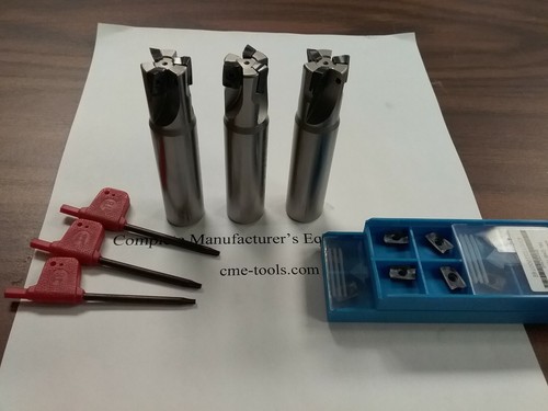3pcs indexable end mill - 3pcs,