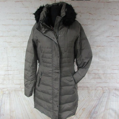 Womens zara down hooded zipped - womens,