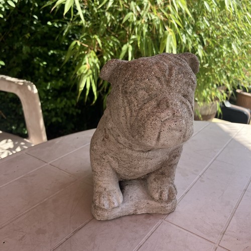 Vintage solid cast stone