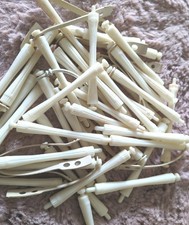 40 Perm Rods/Curlers/Rollers Preowned with and without bands