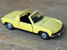 Dinky 208 VW Porsche 914 Yellow 1:43 Diecast 