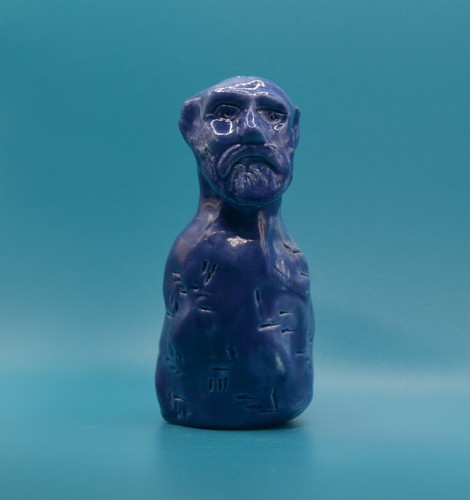 Blue archeological artefact - "blue,