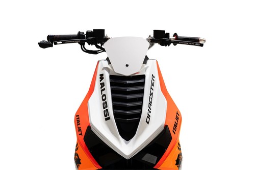 Malossi white windshield - malossi,