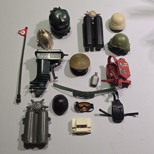 Vintage action man - man, accessories