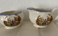 Vintage sugar bowl cream - cream, jug