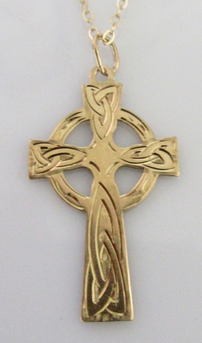 9ct gold necklace vintage - gold,