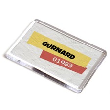 FRIDGE MAGNET - Gurnard 01983 - UK STD Telephone Dialling Code