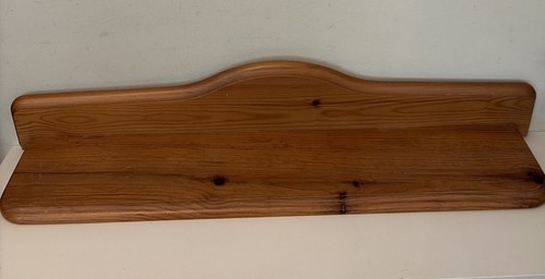 Vintage pine wall shelf - pine,