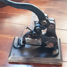 Antique Little Giant Model Printing  Press  Co London Cutter Tool