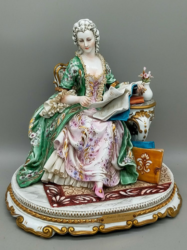 Capodimonte porcelain figurine - porcelain,
