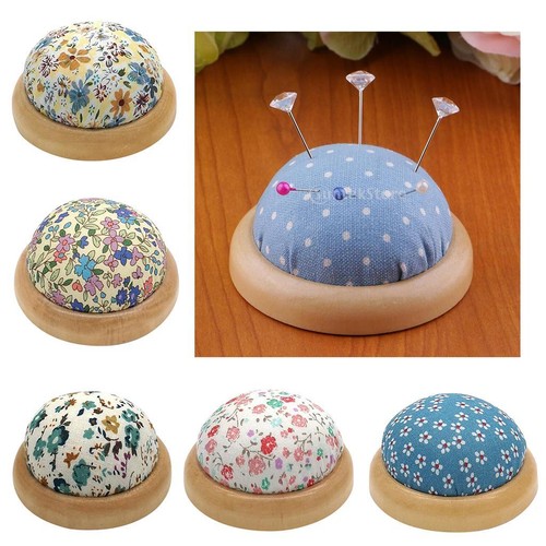 Pincushion needle holder with - holder,