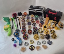 Tomy Beyblade Spinning Tops, Burst Surge, Launchers & Accessories Bundle Vintage