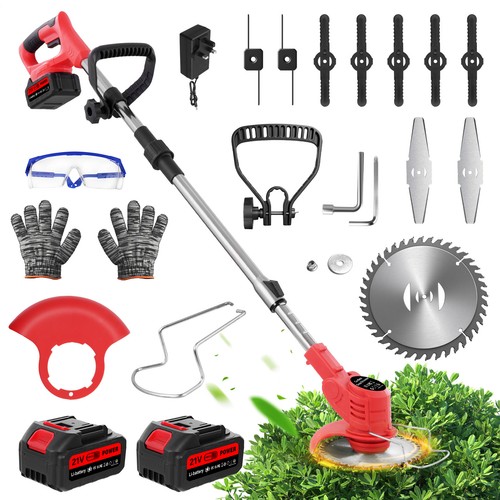 21v cordless strimmer grass - 21v,