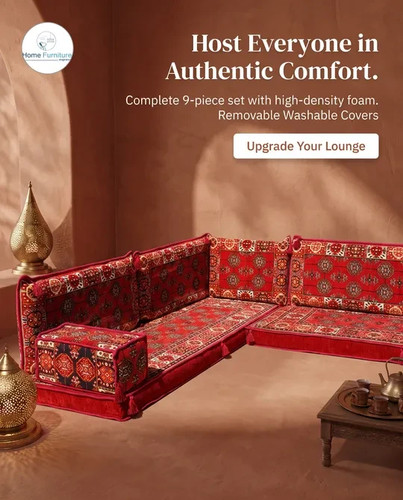 Six seater corner floor - , sofa