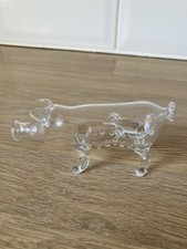 Hand Blown Glass "Pig in a