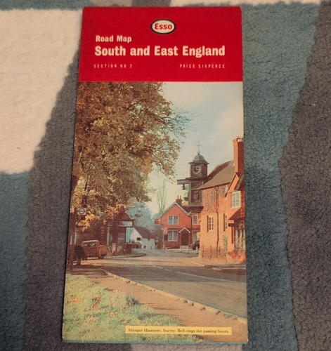 Vintage 1965 esso - vintage, map