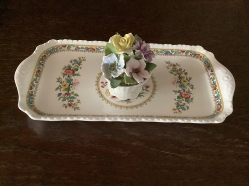 Coalport bone china flowers - bone,