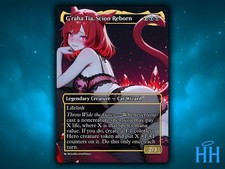 G'raha Tia, Scion Reborn Anime Waifu Single Card Proxy Card Custom For EDH