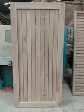 Modern Solid Oak Garden Gate