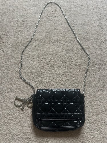 Christian dior black patent - black,