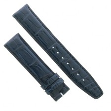 IWC Blue Matte Alligator Strap, 20/18 Mm, Portuguese, Da Vinci