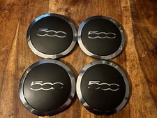 4x fiat 500 wheel centre caps used Genuine  set x x