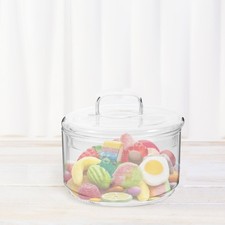 Extra Large Glass Jar with Lid Sweet Storage Dried Fruit Canister Multipurpose