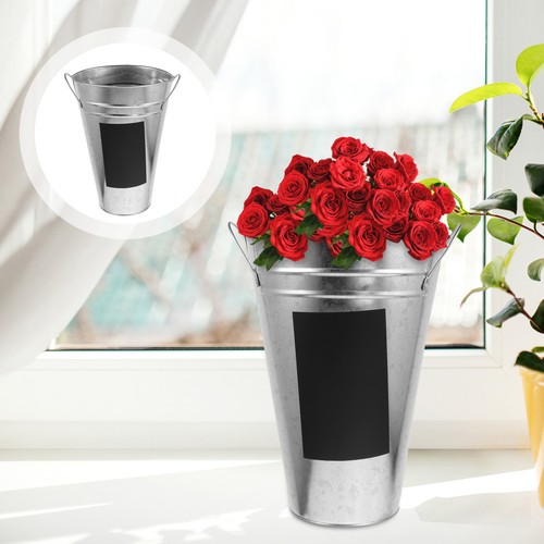 Iron sheet flower - , bucket
