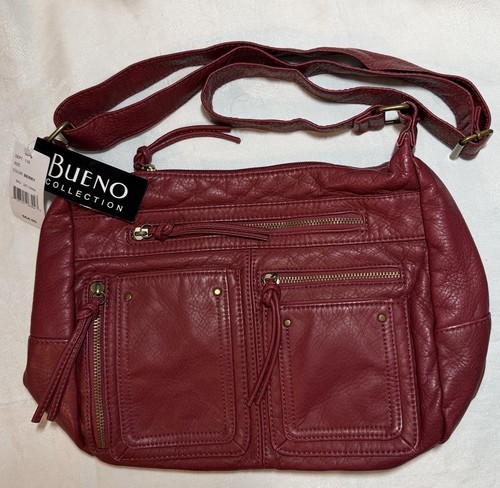 Bueno nwt berry vegan - nwt, leather