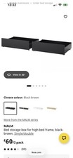 IKEA Malm Under Bed Storage
