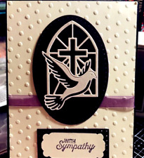 Cross & Dove Metal Cutting Die ,  Stencil , Embossing , Scrapbooking . I 115