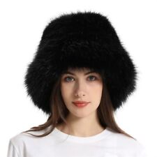 Big Super Fluffy COSSACK style Faux fur bucket hat Men women  BUY 2 GET ONE HALF