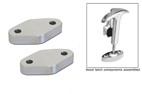 1932 ford hood latch spacers - ford,
