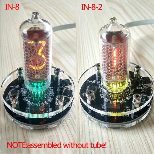 2 vintage glow tube - in-8-2,