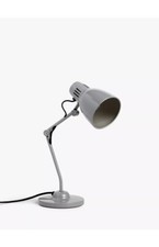 John Lewis ANYDAY Tony Desk Lamp, 2m cable, 40W, Grey Colour. BNWT